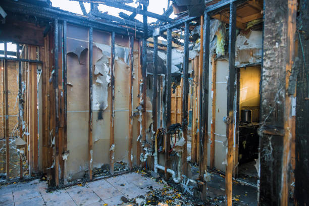 Professional Emergency Fire Cleanup technician working in Milan, MO